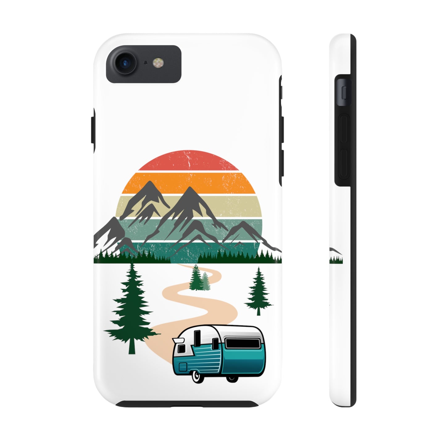 Tough Phone Case-Camper With Mountains