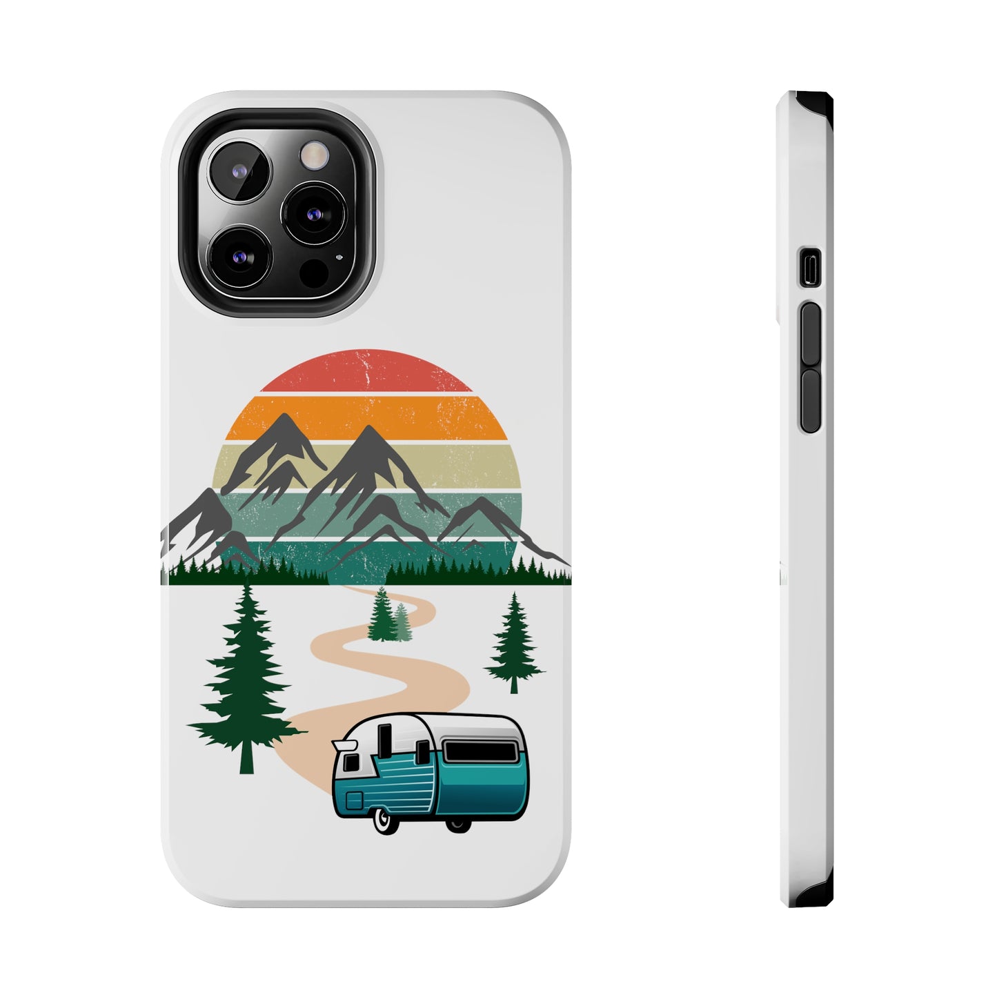 Tough Phone Case-Camper With Mountains