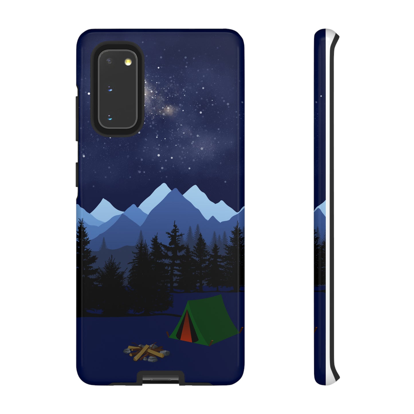 Camping Tent Under the Stars-Tough Android Phone Case