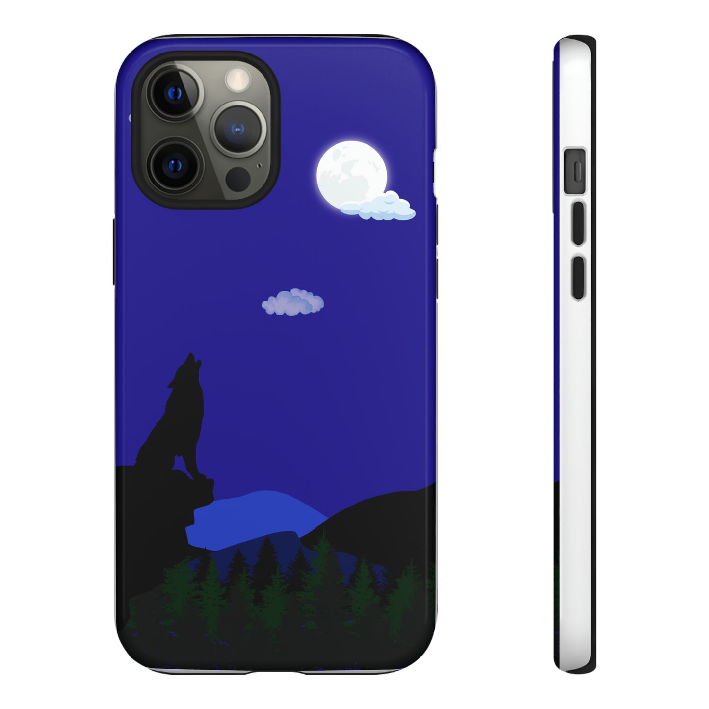 Night Wolf Scene-Tough Case for Iphone