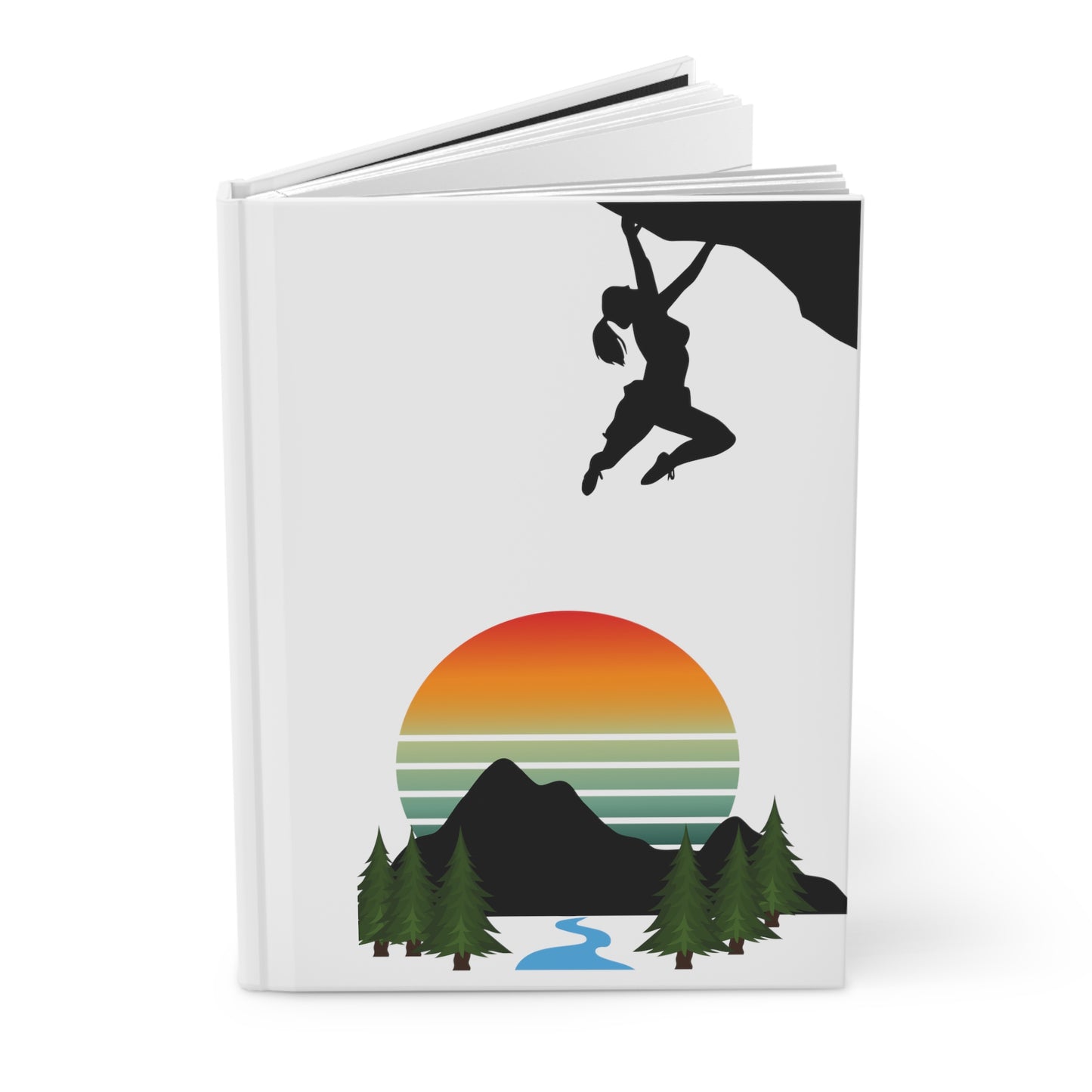 Climbing Girl Hardcover Journal Matte