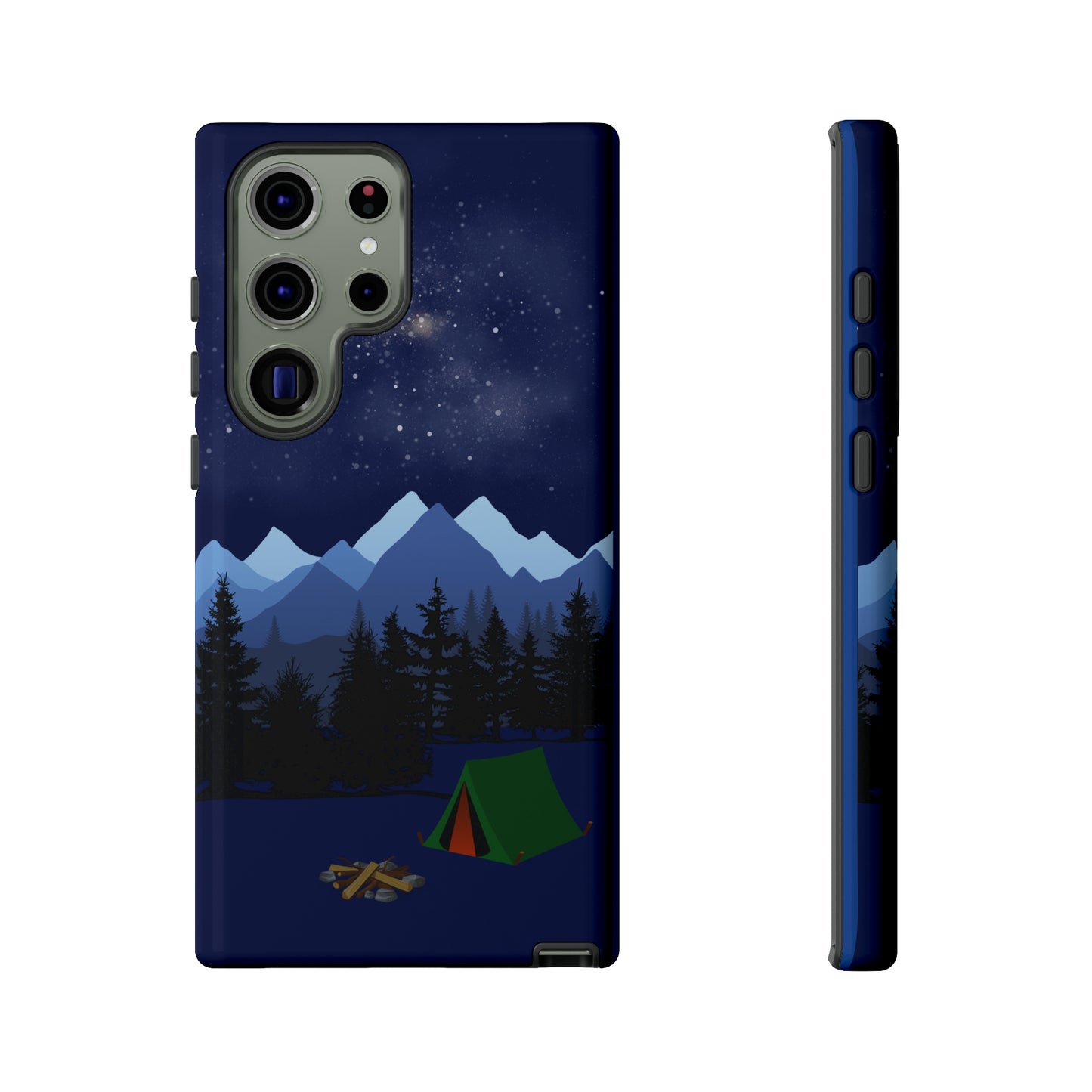 Camping Tent Under the Stars-Tough Android Phone Case