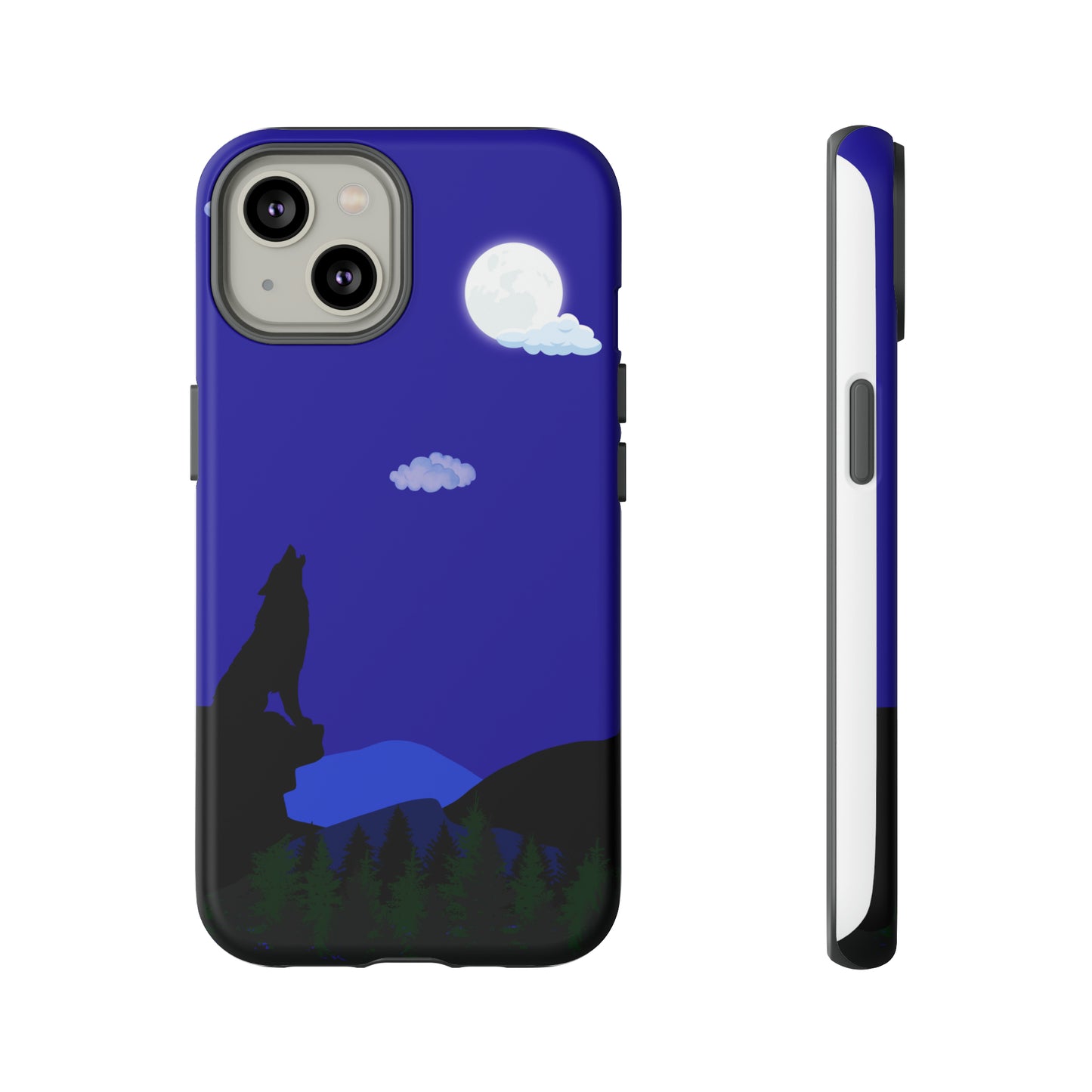 Night Wolf Scene-Tough Case for Iphone