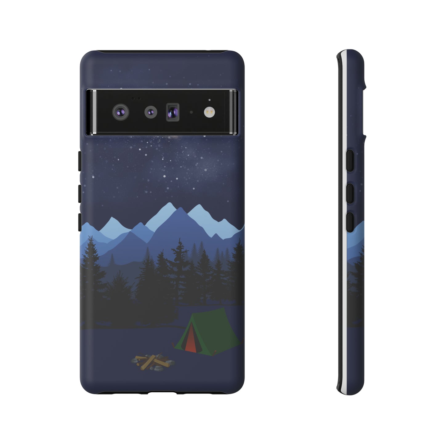 Camping Tent Under the Stars-Tough Android Phone Case