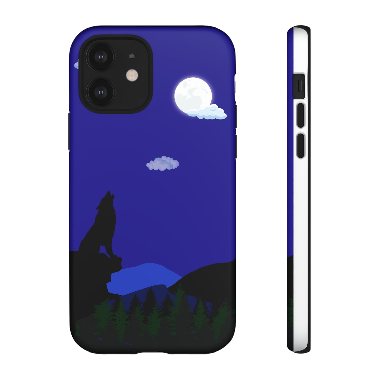 Night Wolf Scene-Tough Case for Iphone