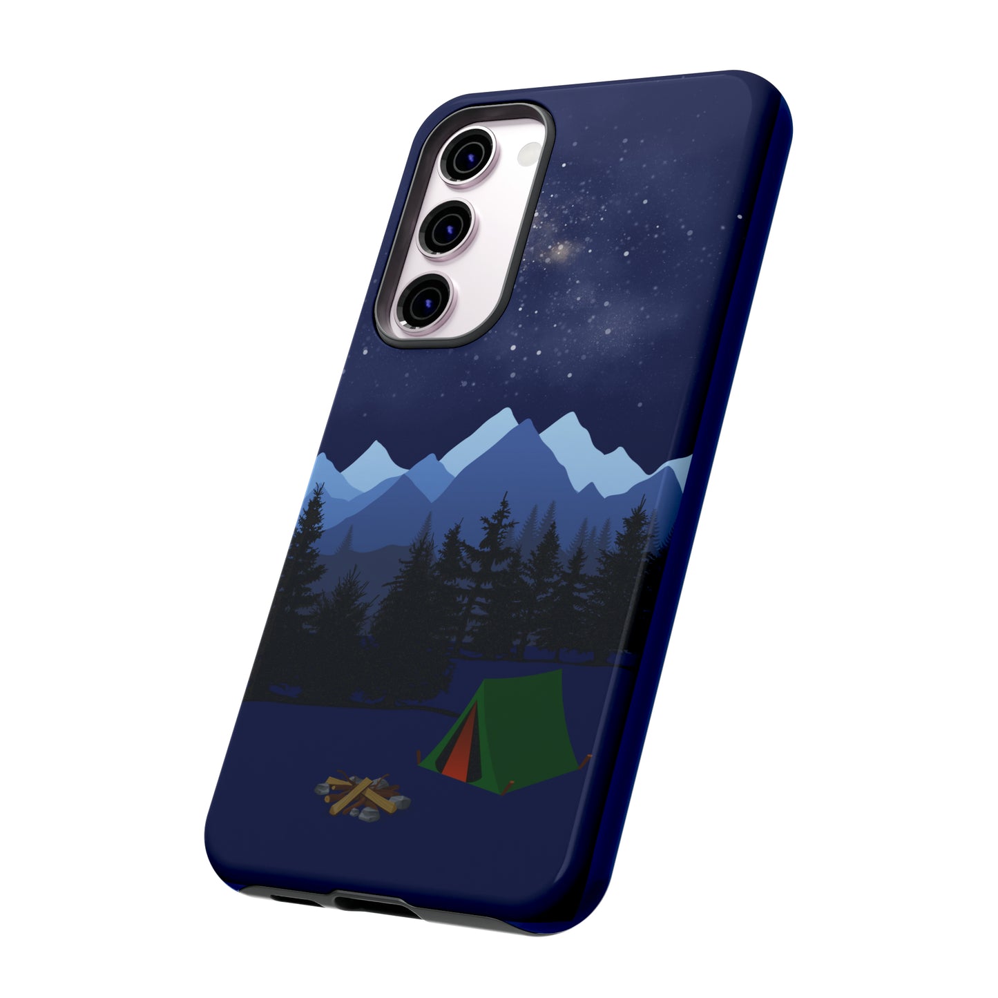 Camping Tent Under the Stars-Tough Android Phone Case