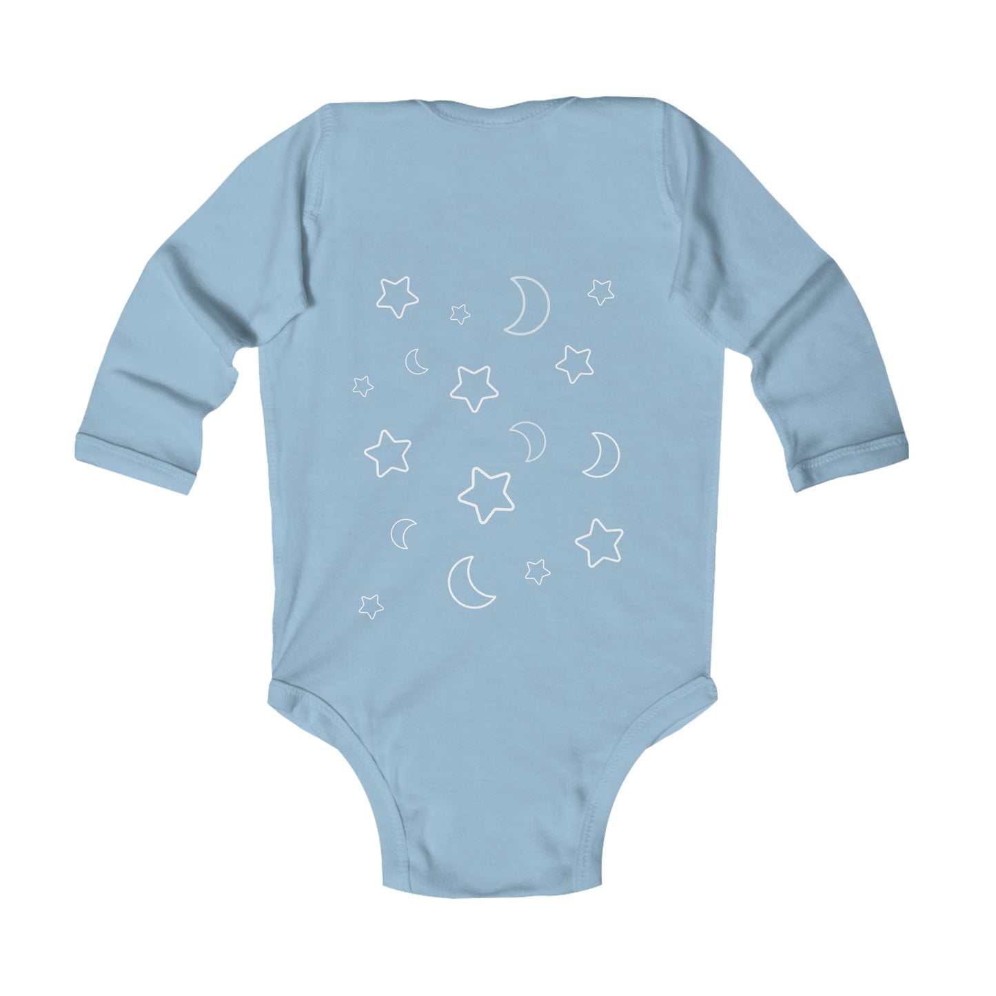 Infant Long Sleeve Bodysuit-Blue or Pink