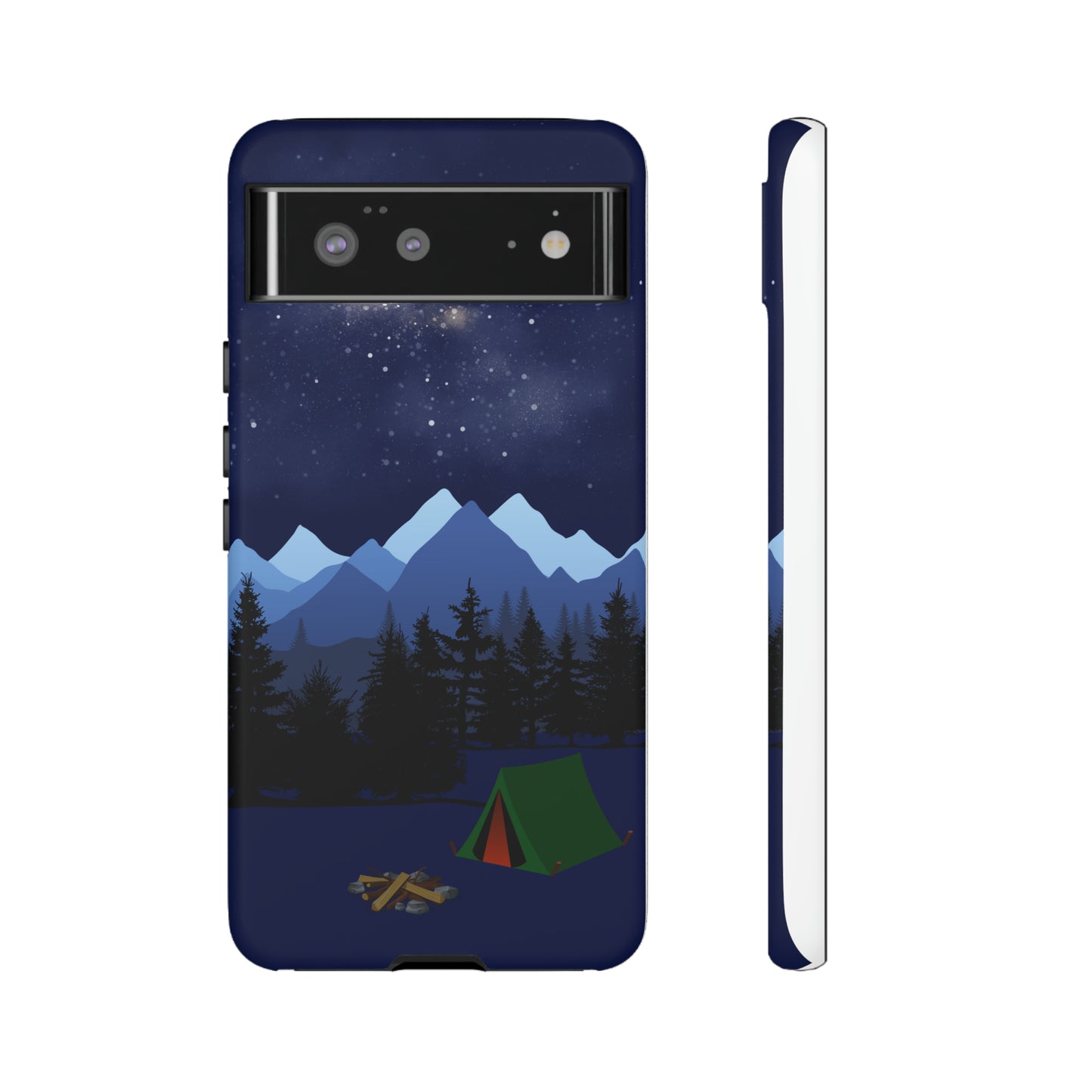 Camping Tent Under the Stars-Tough Android Phone Case