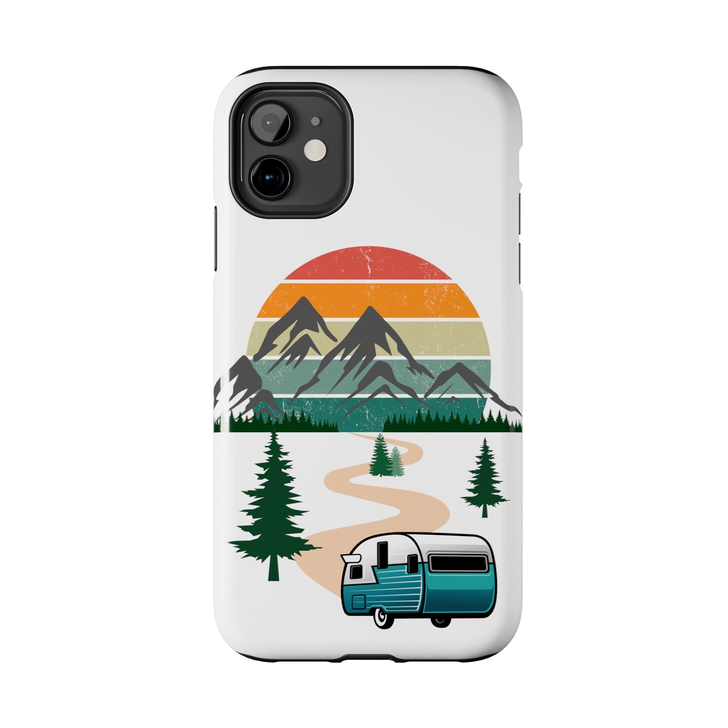 Tough Phone Case-Camper With Mountains