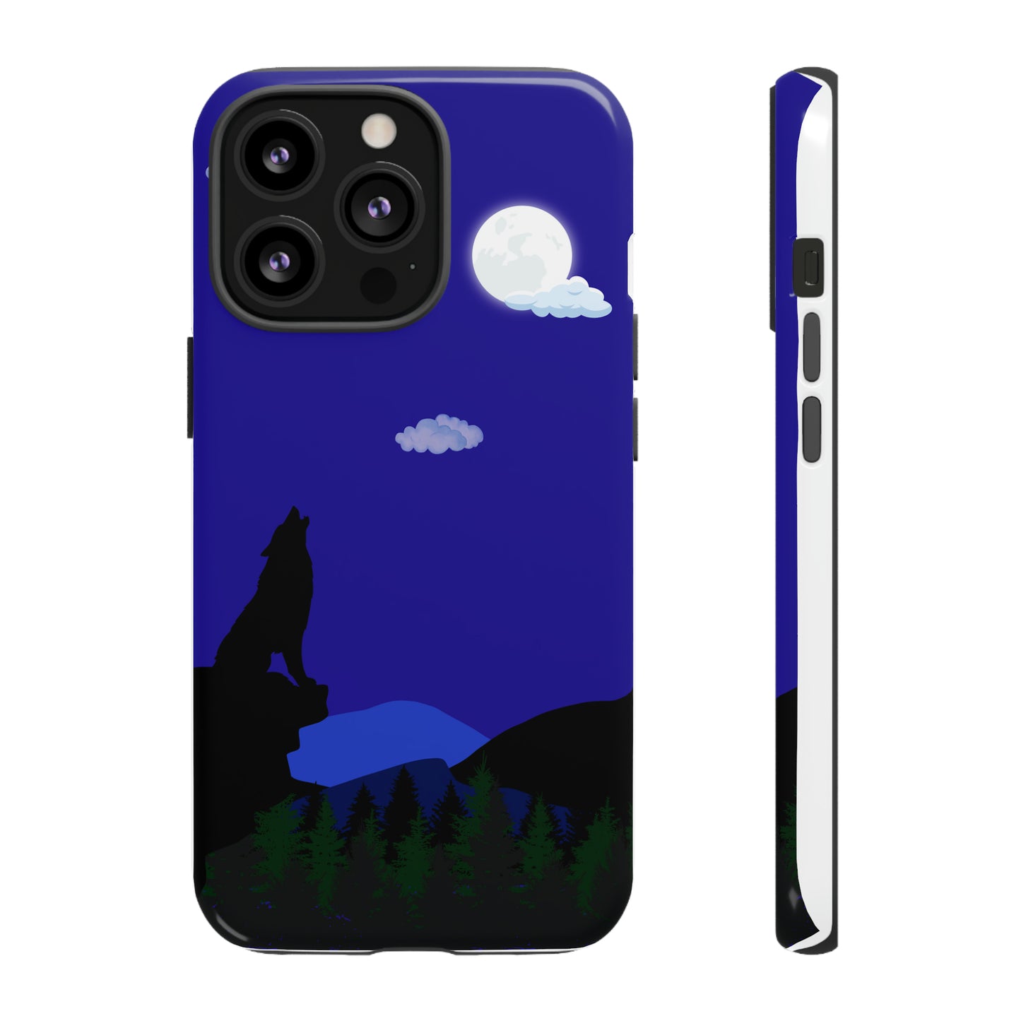 Night Wolf Scene-Tough Case for Iphone