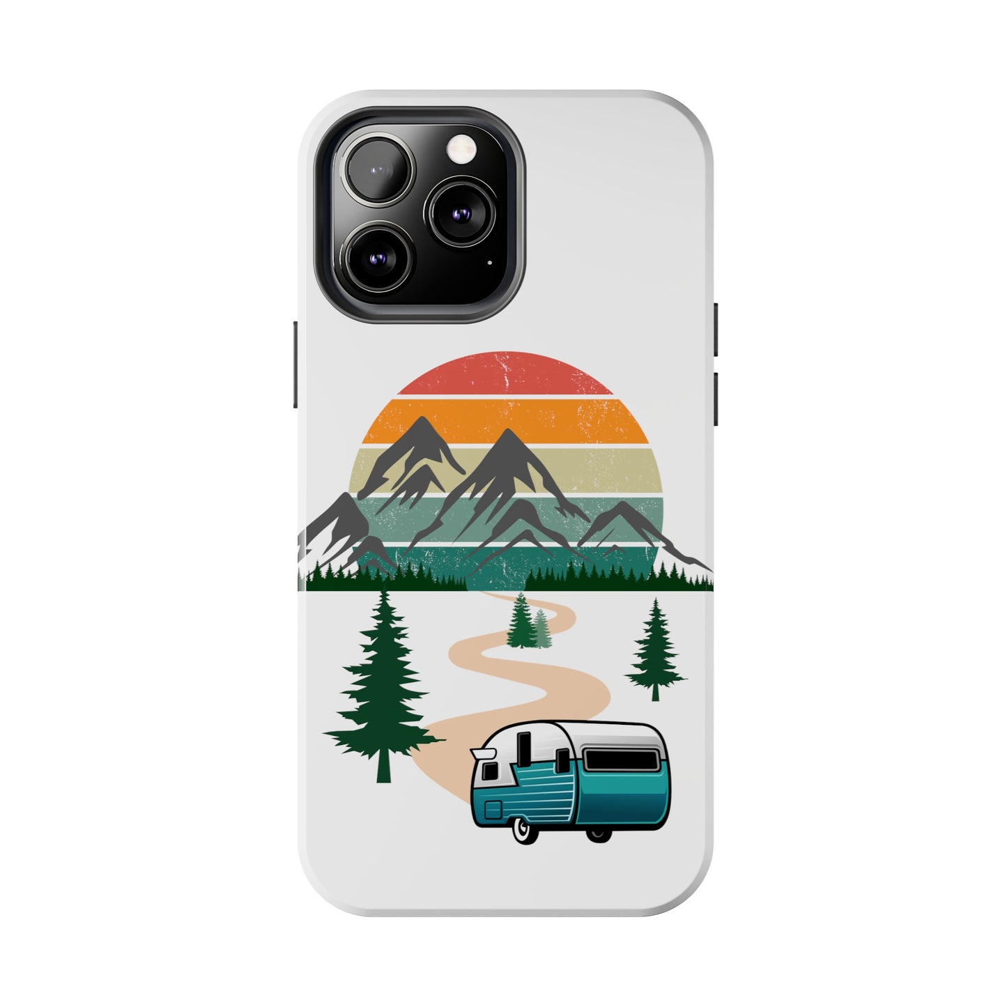 Tough Phone Case-Camper With Mountains