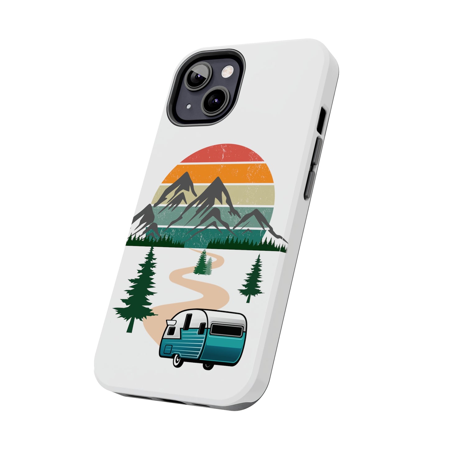 Tough Phone Case-Camper With Mountains