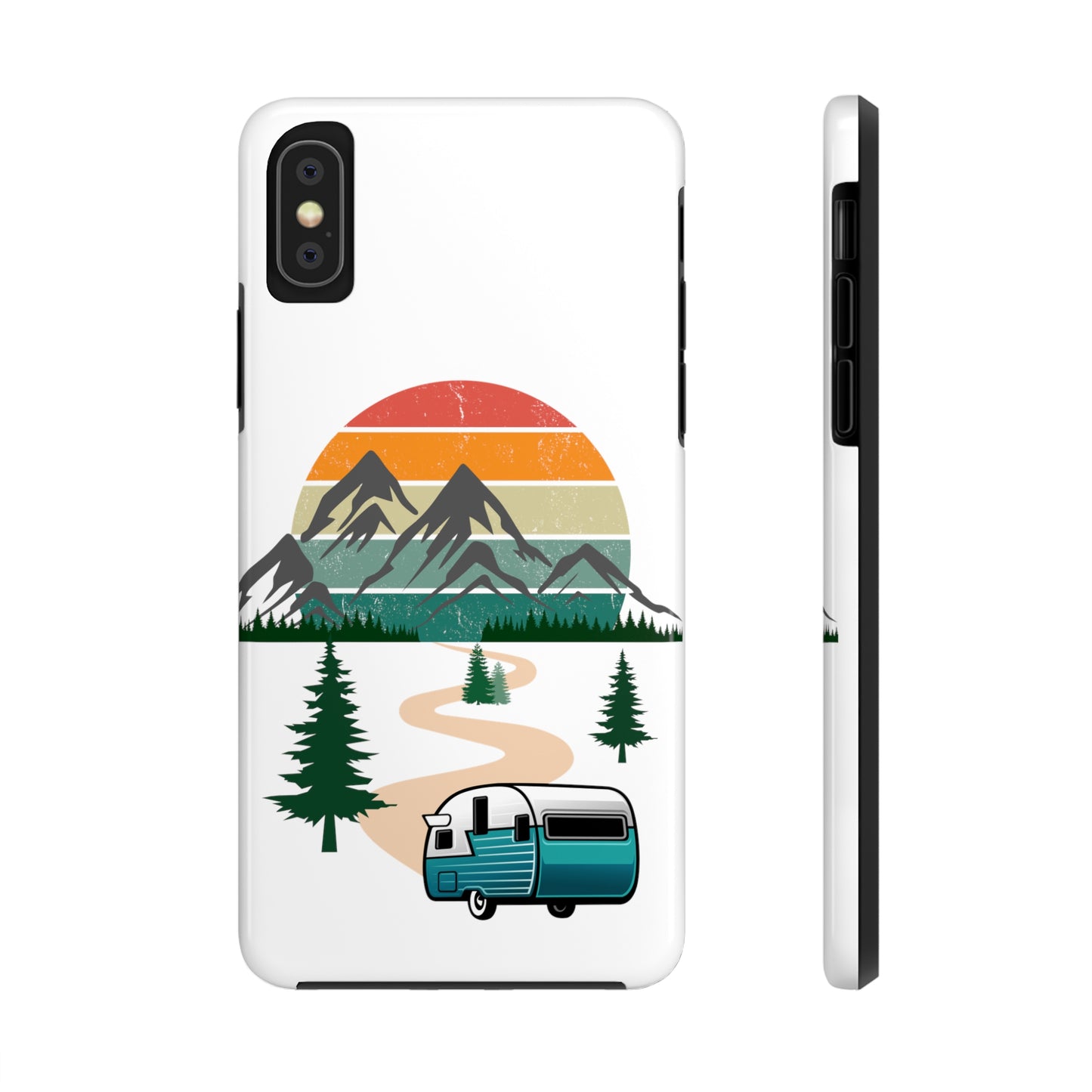 Tough Phone Case-Camper With Mountains