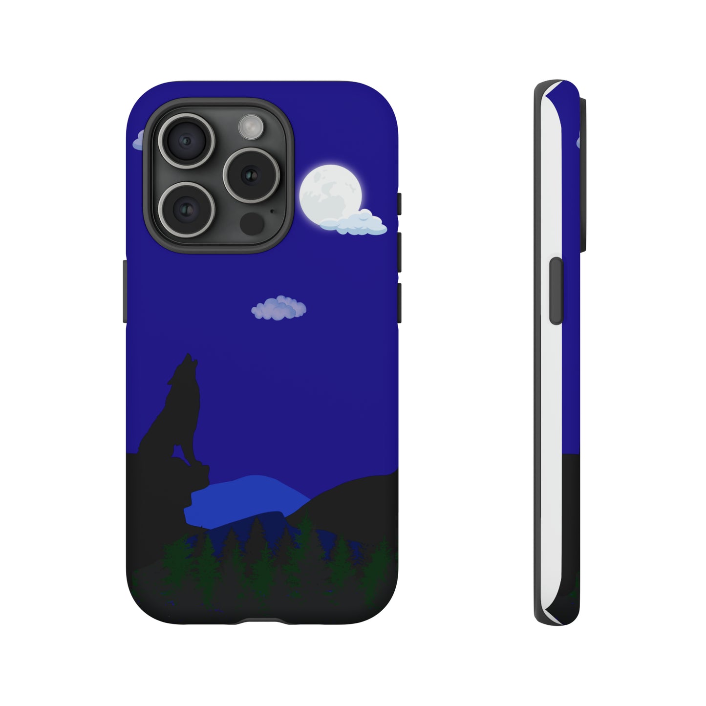 Night Wolf Scene-Tough Case for Iphone