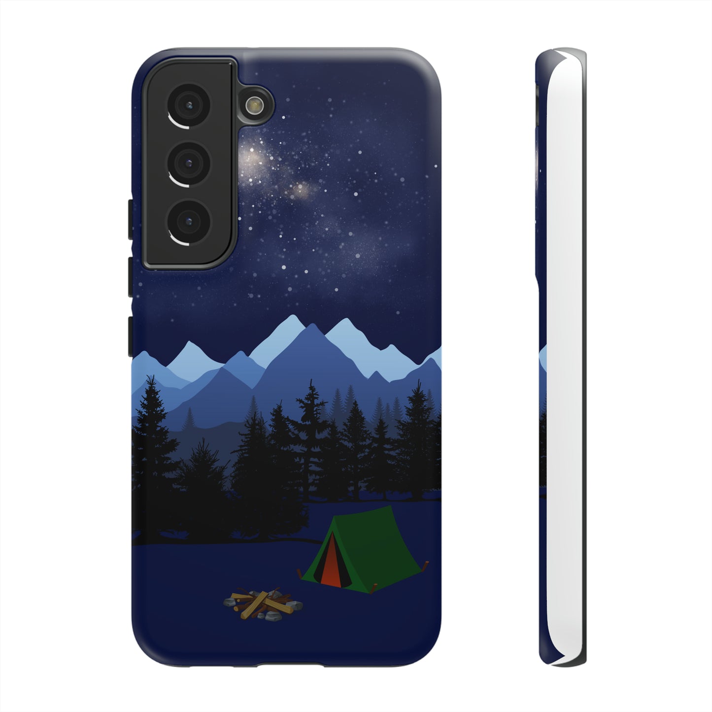 Camping Tent Under the Stars-Tough Android Phone Case