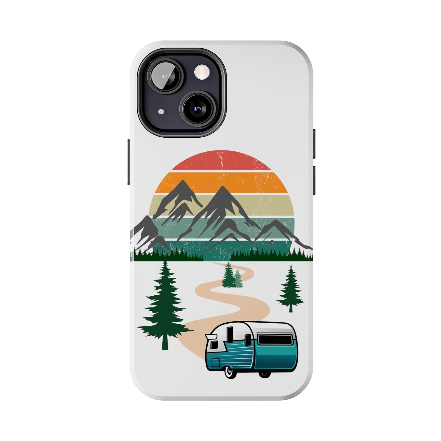 Tough Phone Case-Camper With Mountains