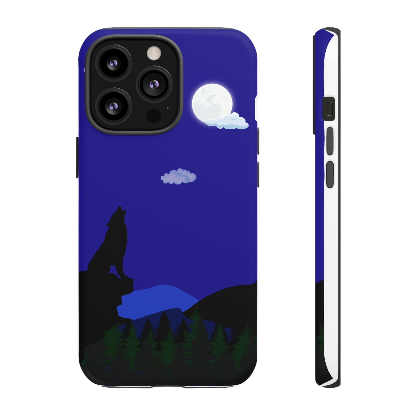 Night Wolf Scene-Tough Case for Iphone