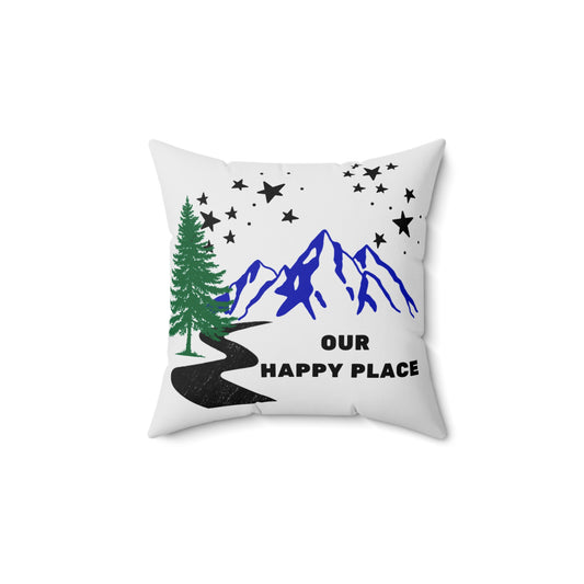 Spun Polyester Square Pillow