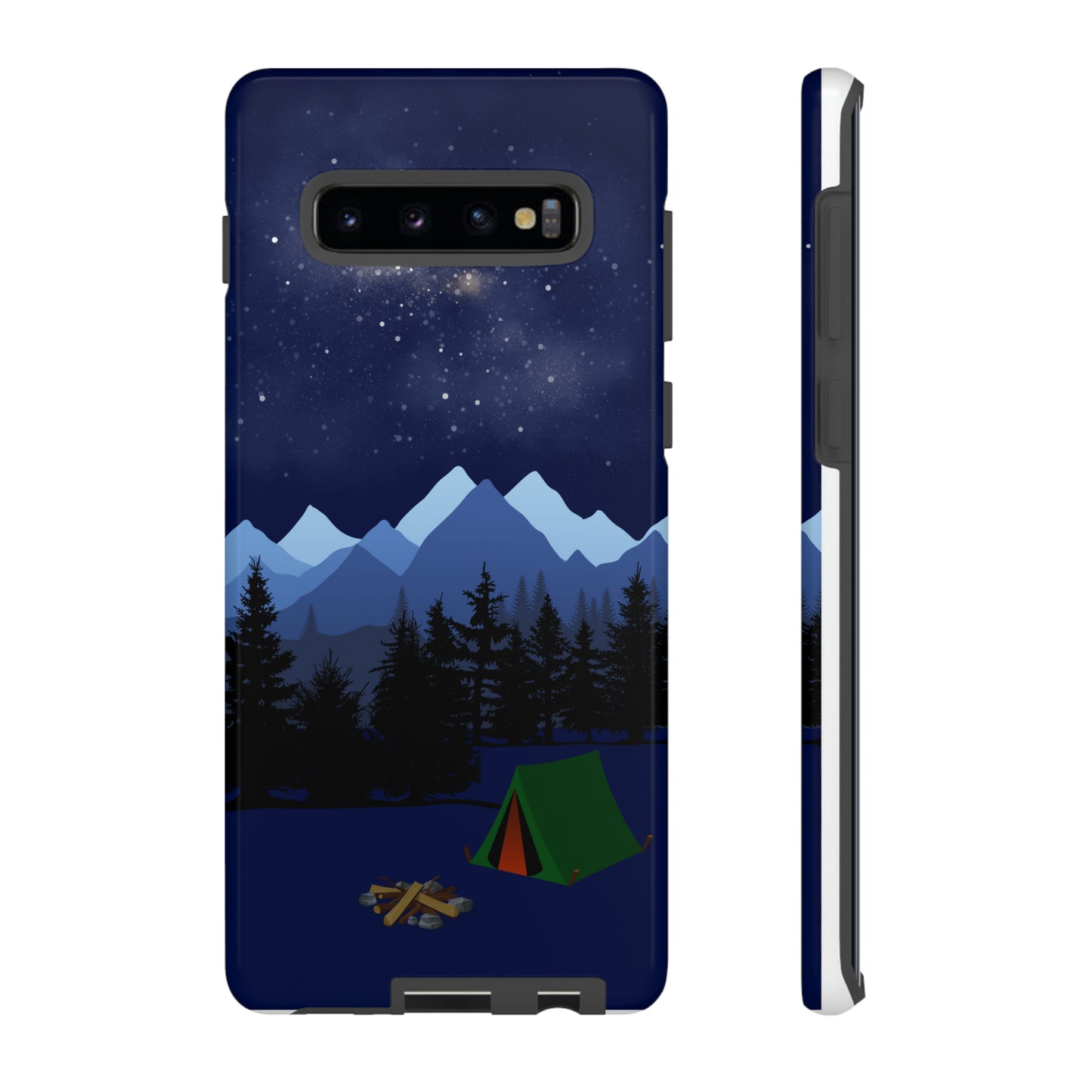 Camping Tent Under the Stars-Tough Android Phone Case