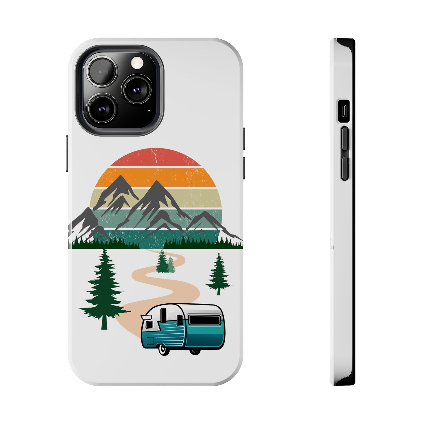 Tough Phone Case-Camper With Mountains