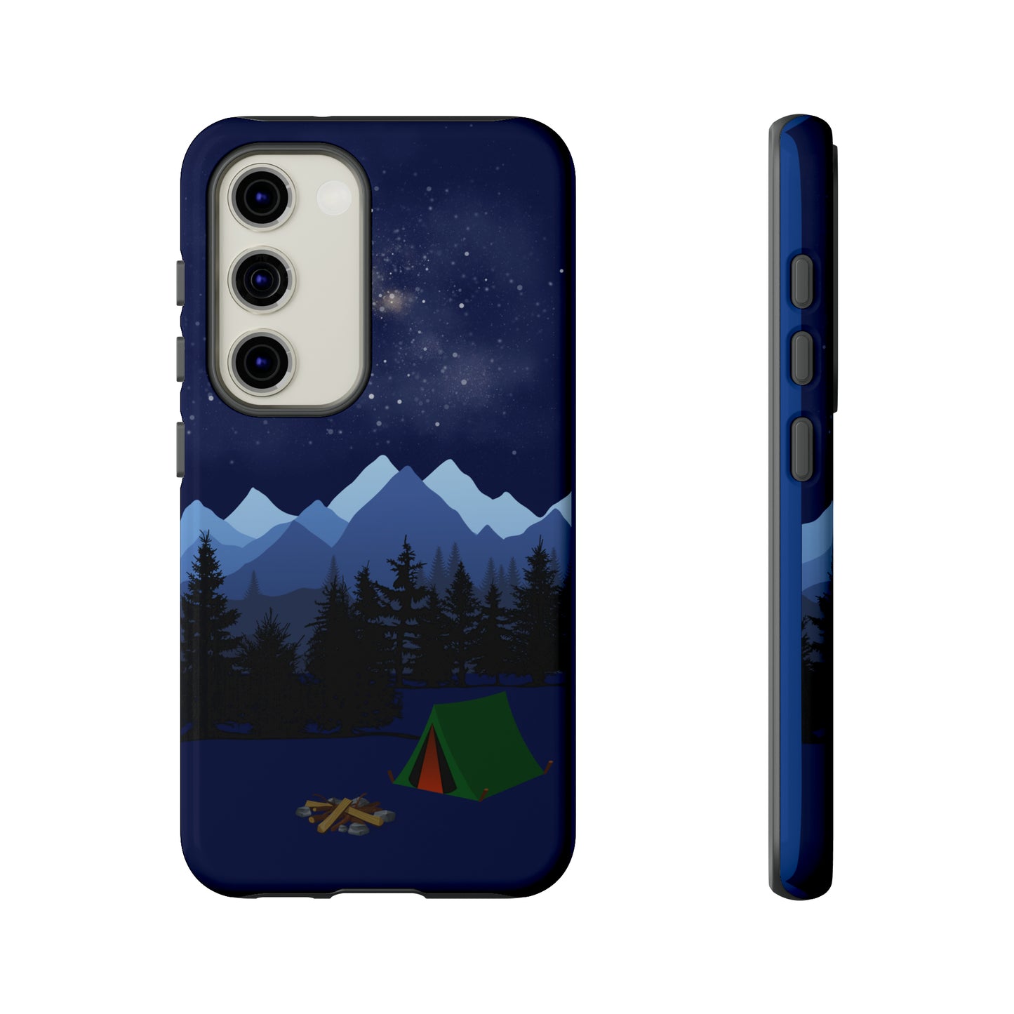 Camping Tent Under the Stars-Tough Android Phone Case