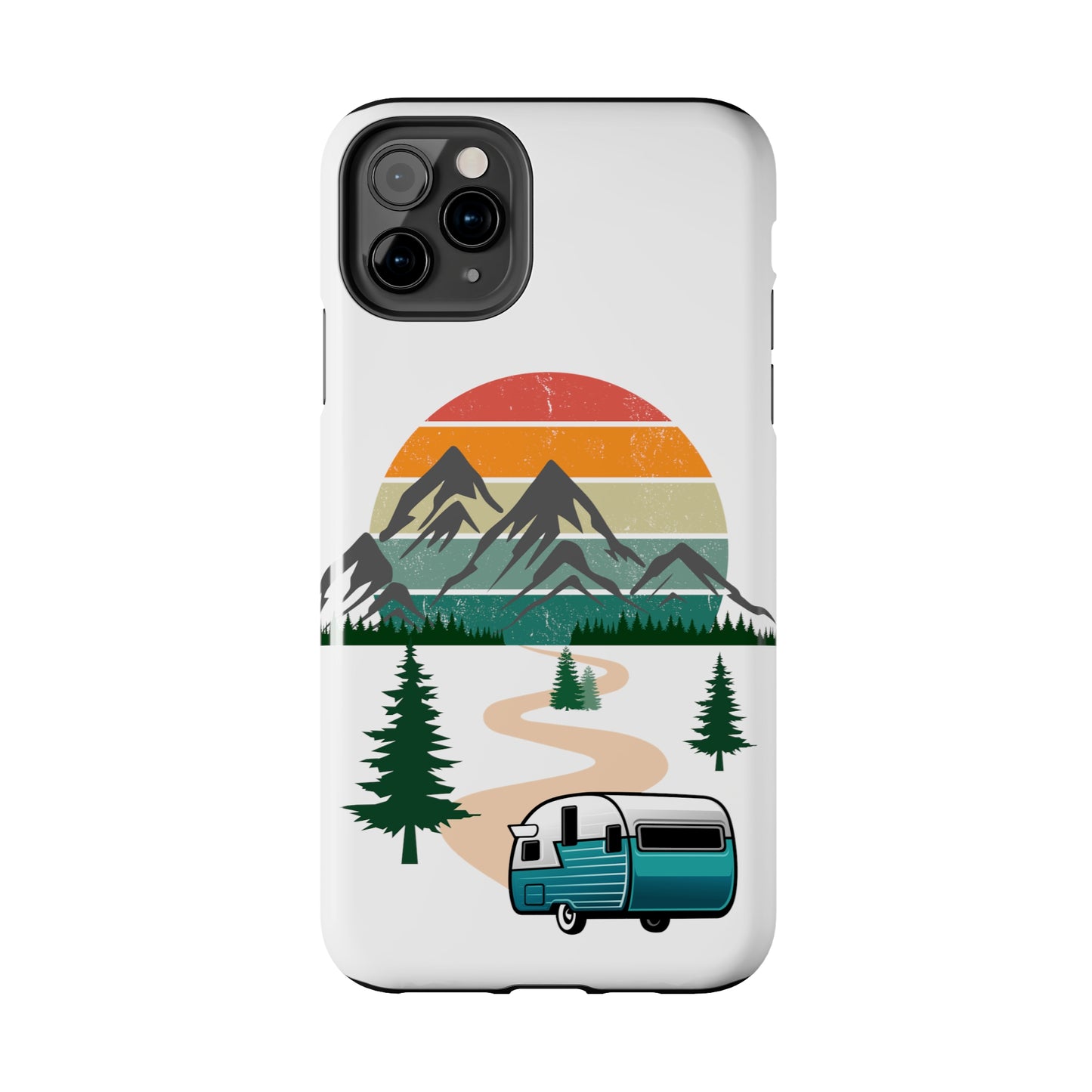 Tough Phone Case-Camper With Mountains