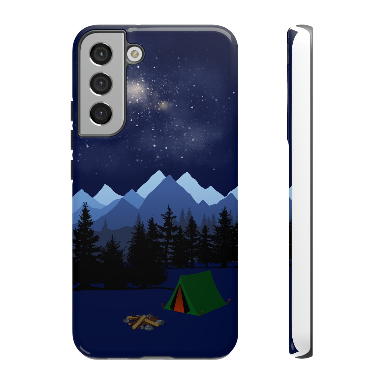 Camping Tent Under the Stars-Tough Android Phone Case