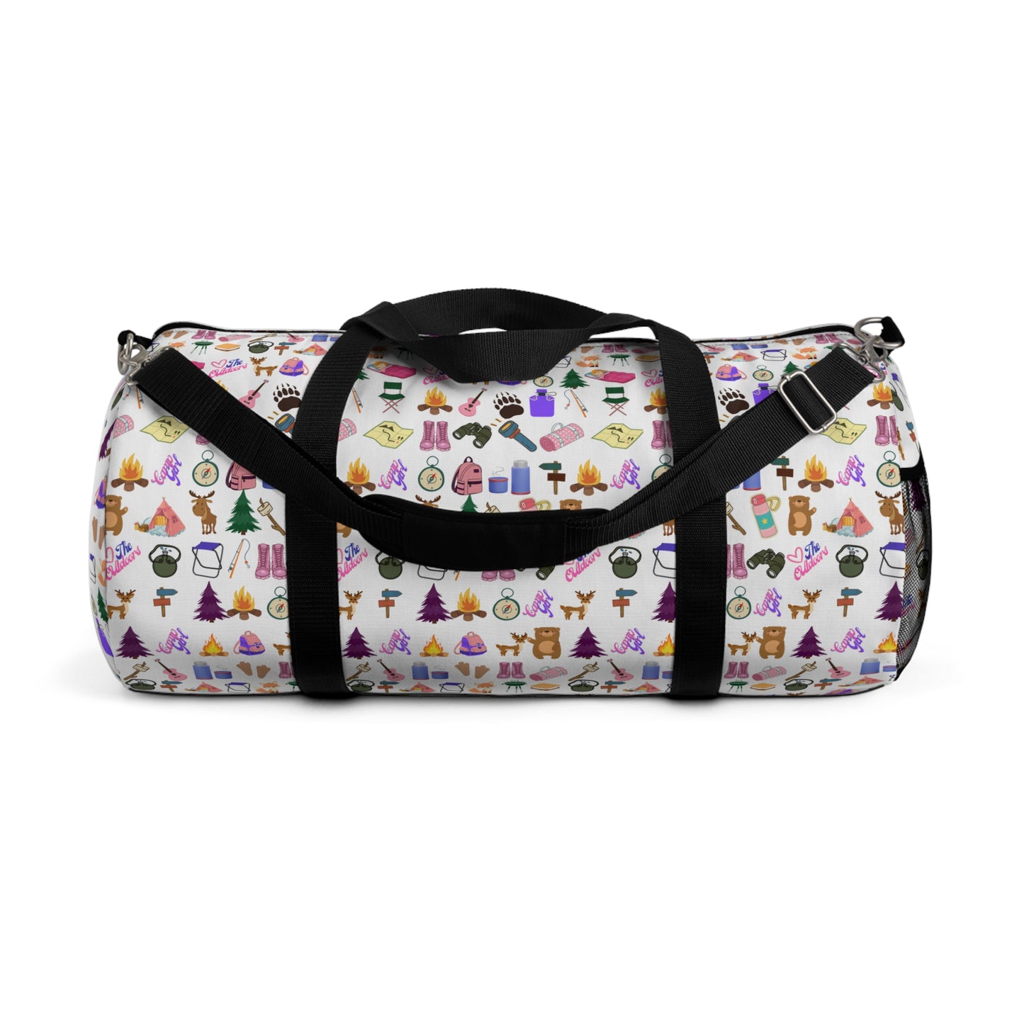 Cute Camp Girls Pattern (Light)-Duffel Bag