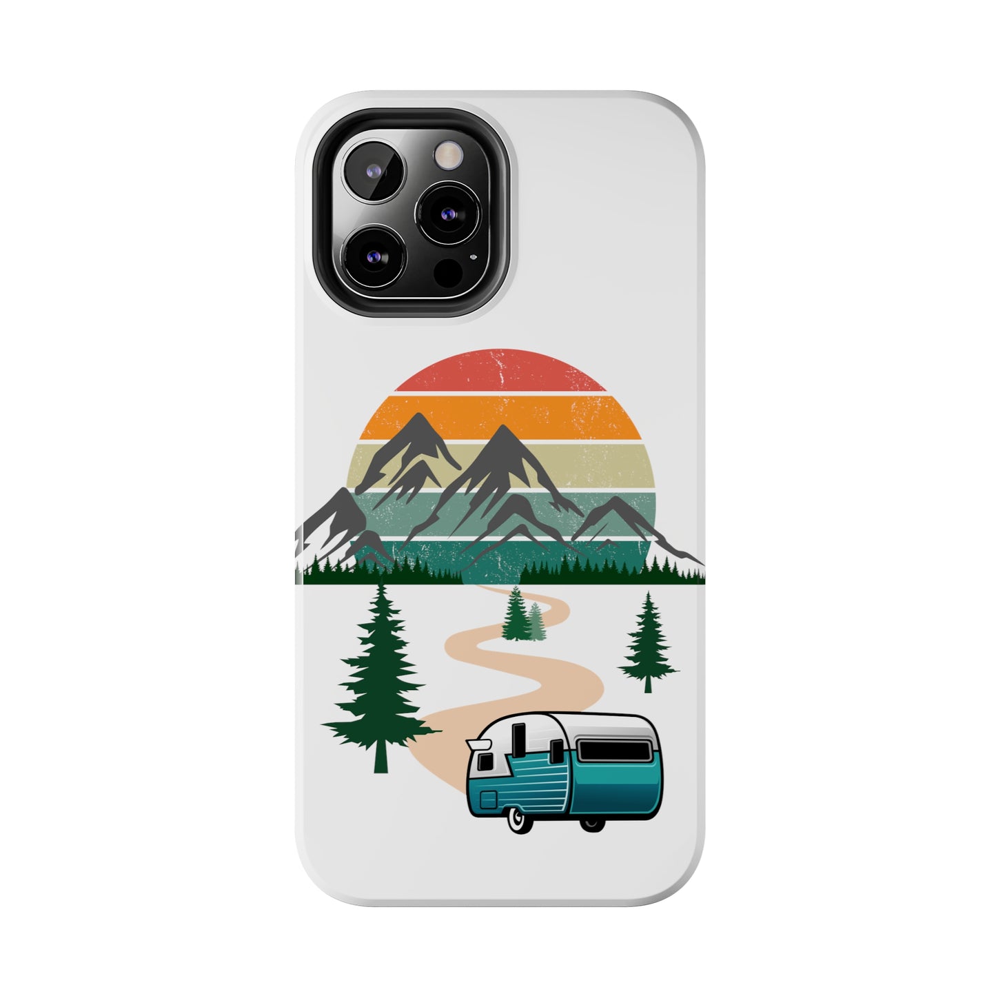 Tough Phone Case-Camper With Mountains