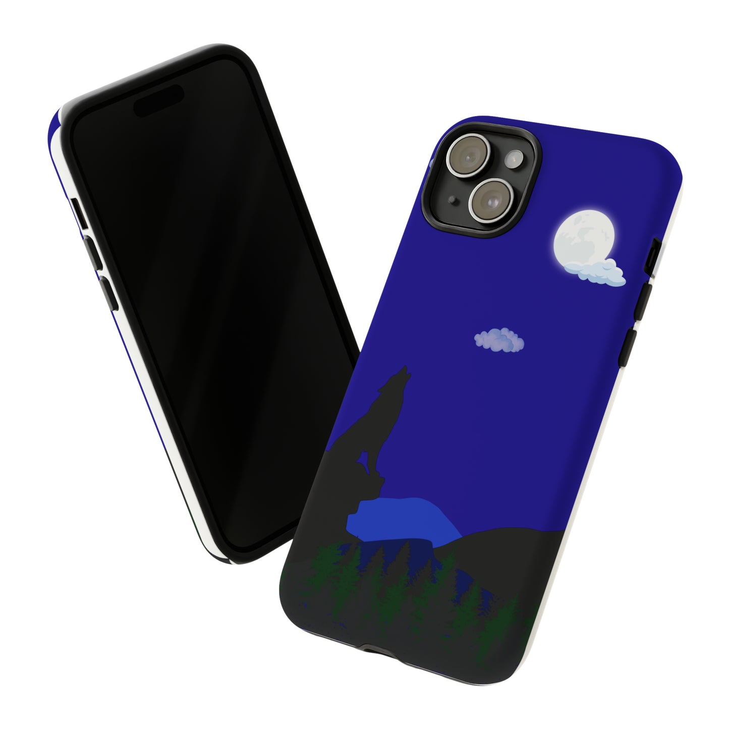 Night Wolf Scene-Tough Case for Iphone