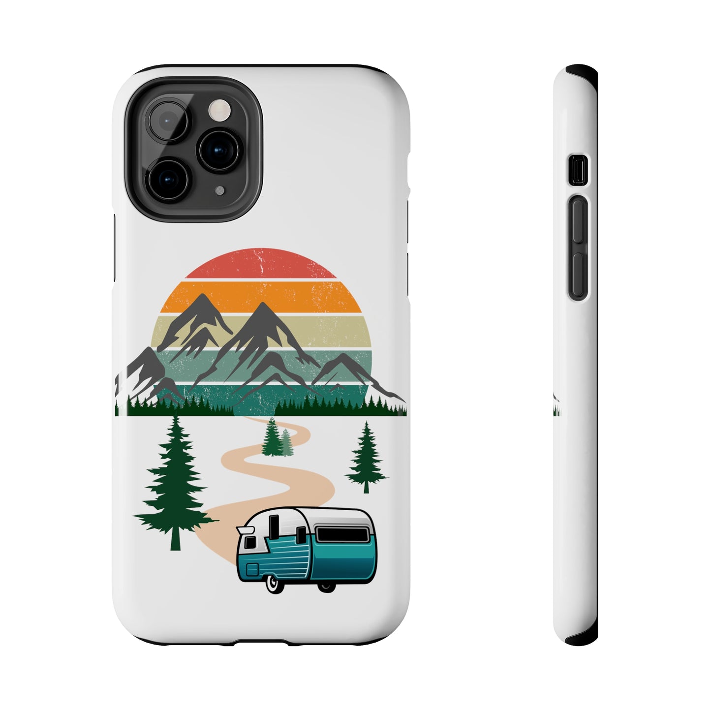 Tough Phone Case-Camper With Mountains