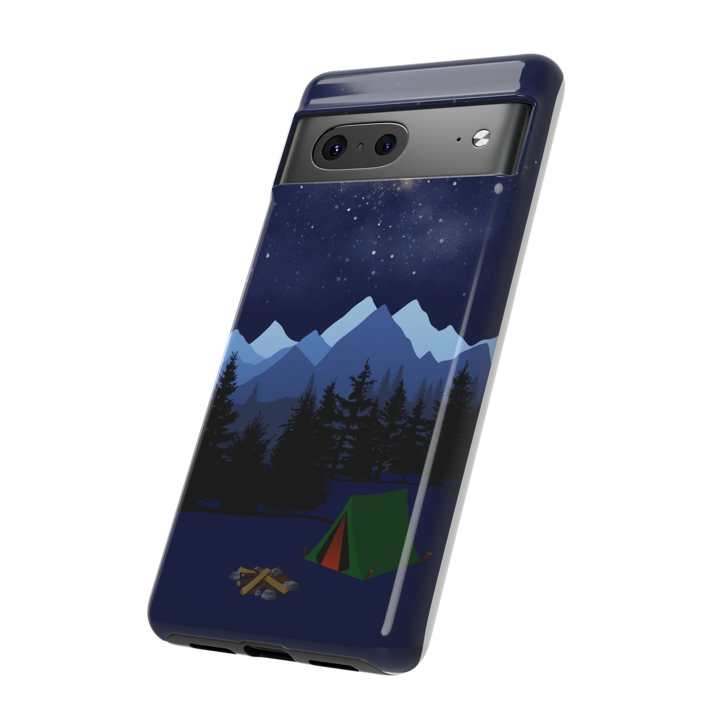 Camping Tent Under the Stars-Tough Android Phone Case