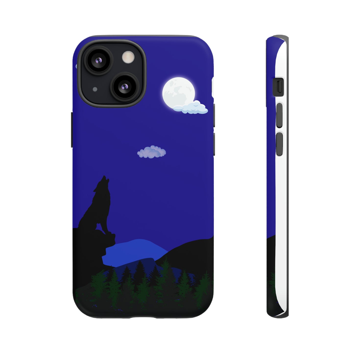 Night Wolf Scene-Tough Case for Iphone