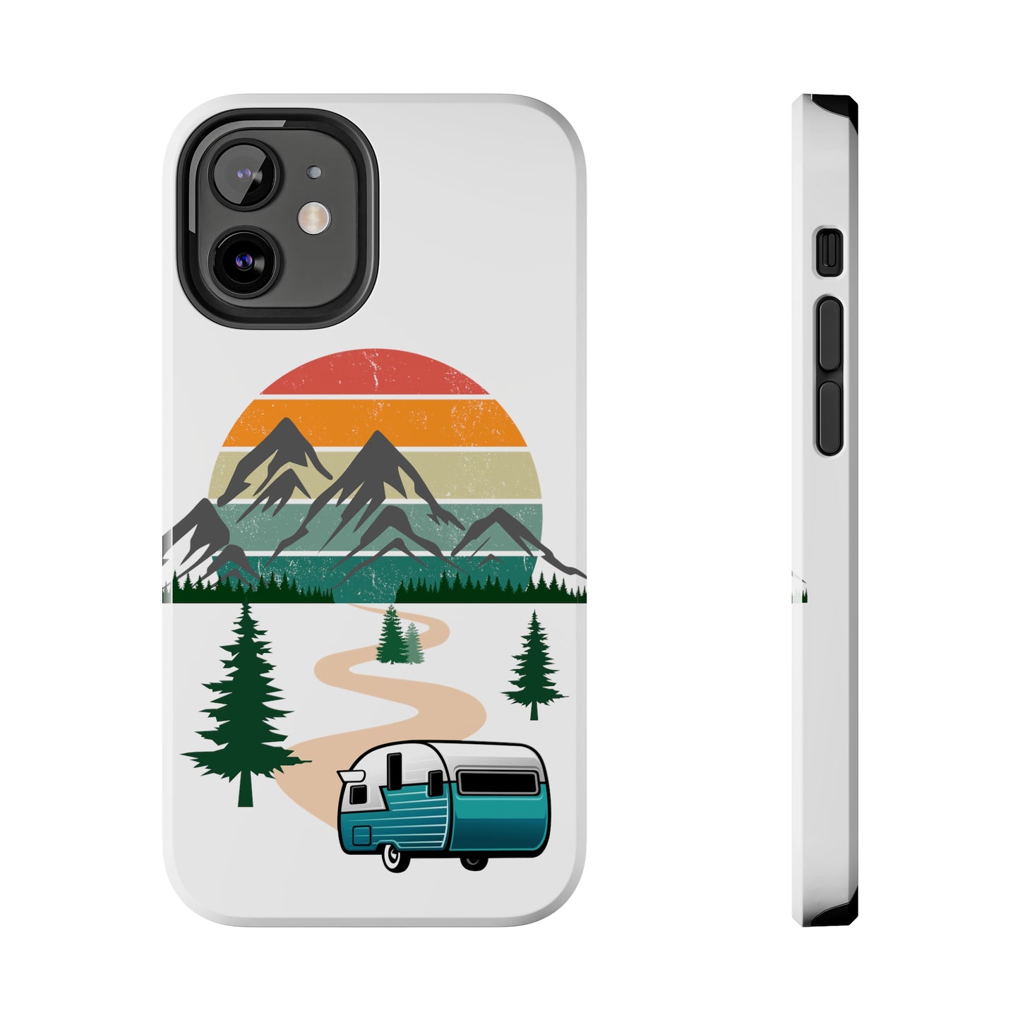 Tough Phone Case-Camper With Mountains