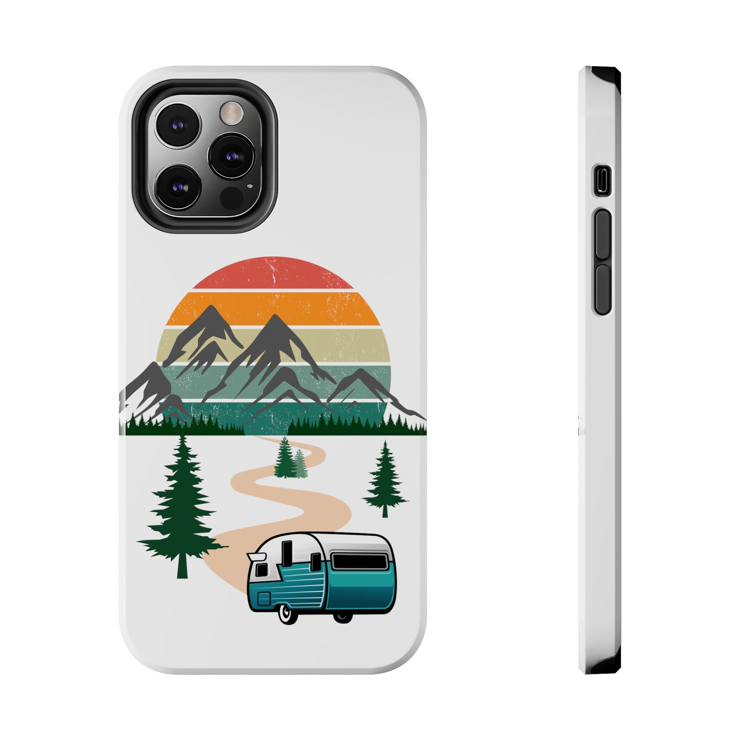 Tough Phone Case-Camper With Mountains