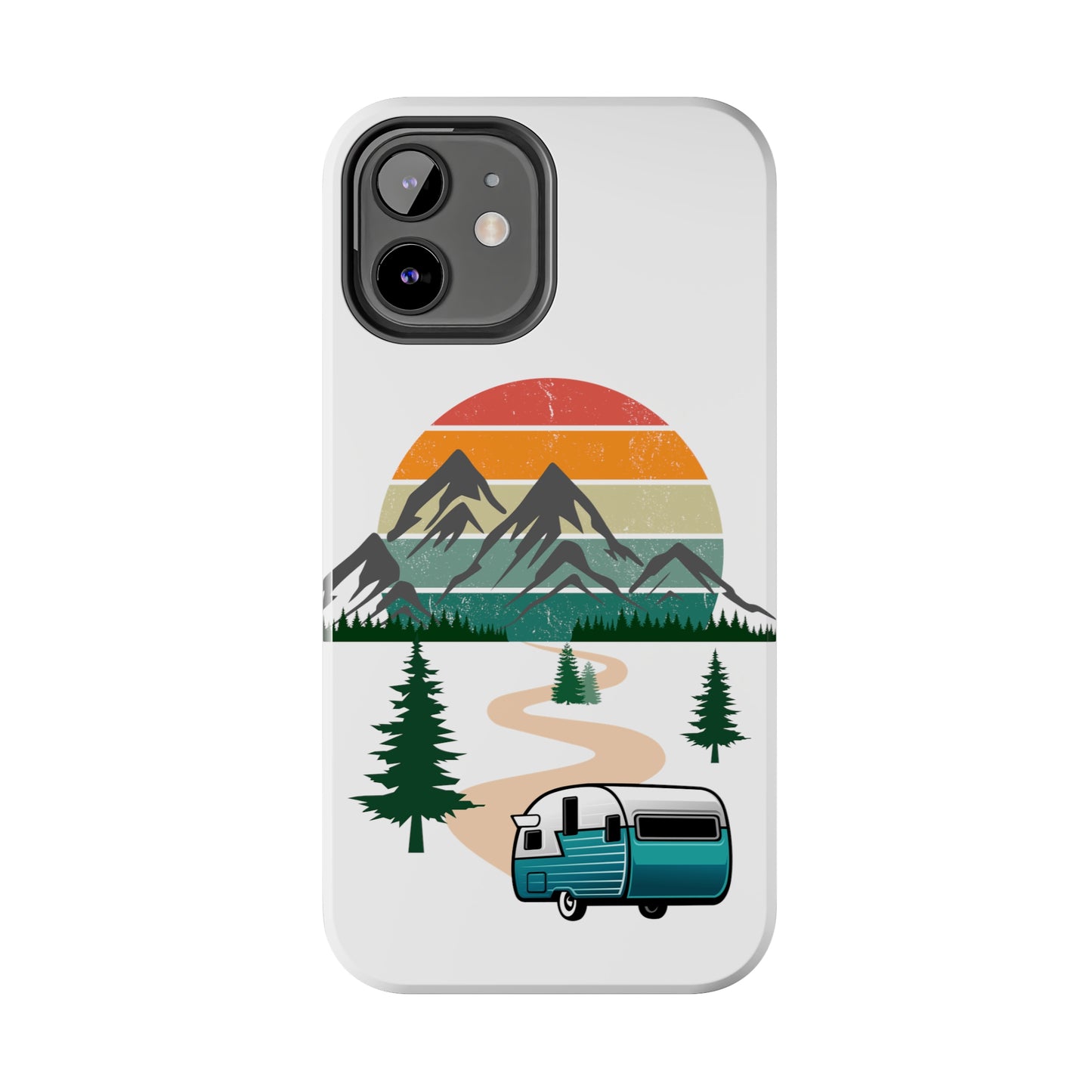 Tough Phone Case-Camper With Mountains