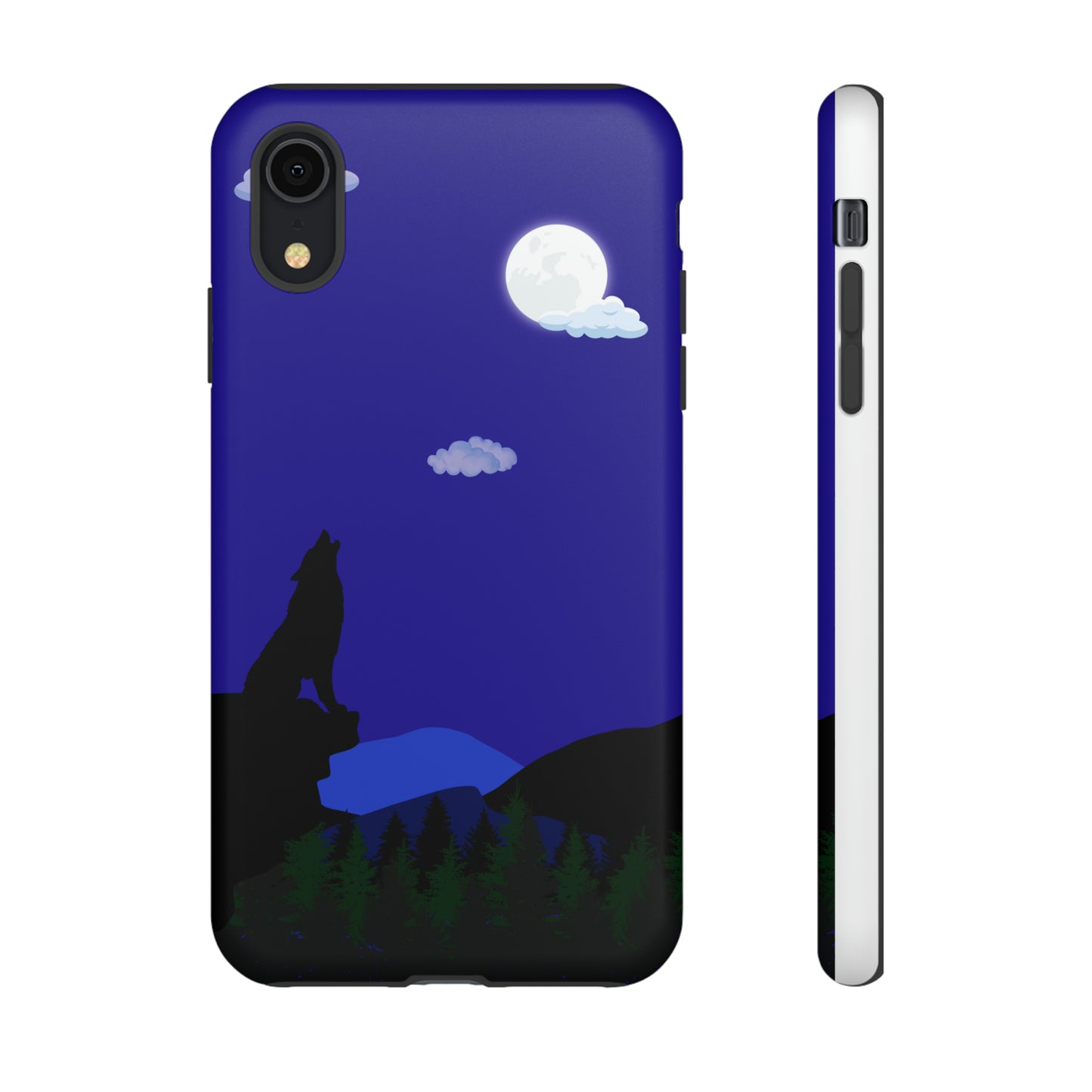 Night Wolf Scene-Tough Case for Iphone