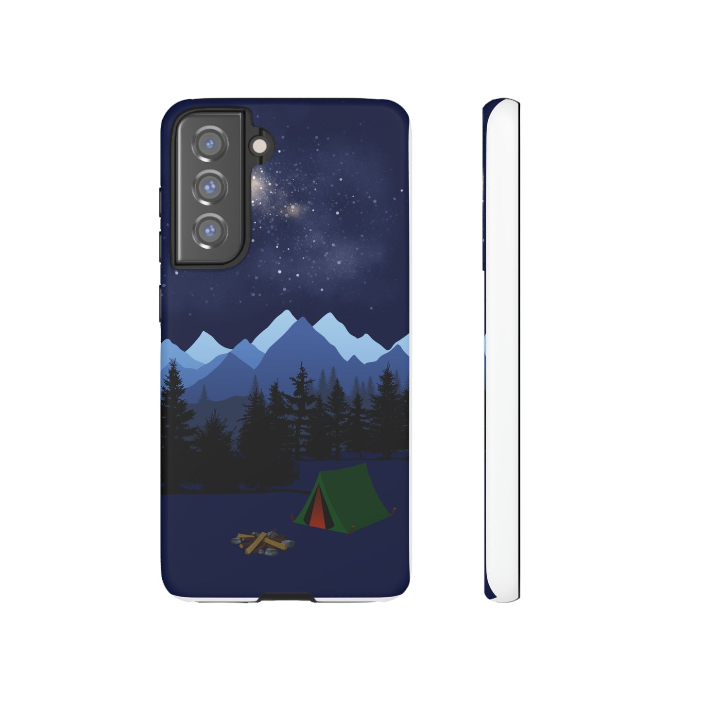 Camping Tent Under the Stars-Tough Android Phone Case