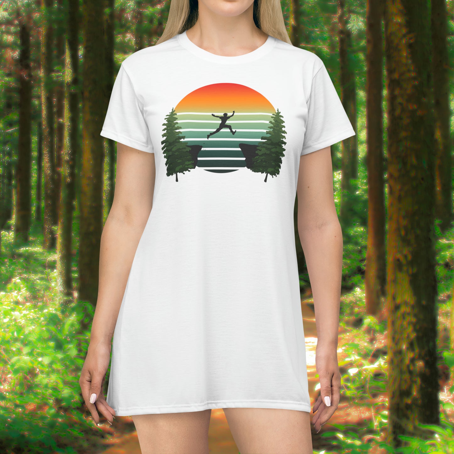 Outdoor Lovers T-Shirt Dress