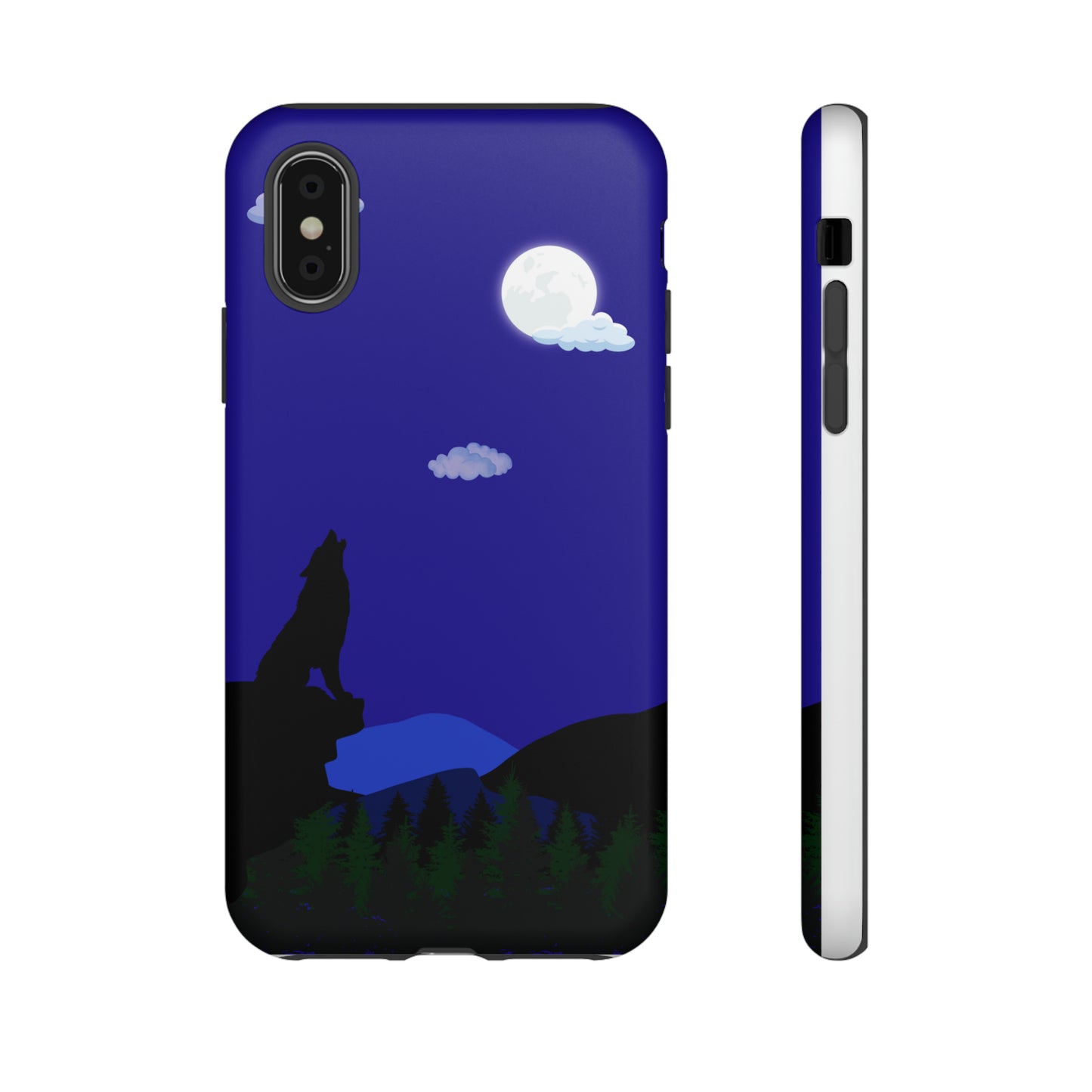 Night Wolf Scene-Tough Case for Iphone