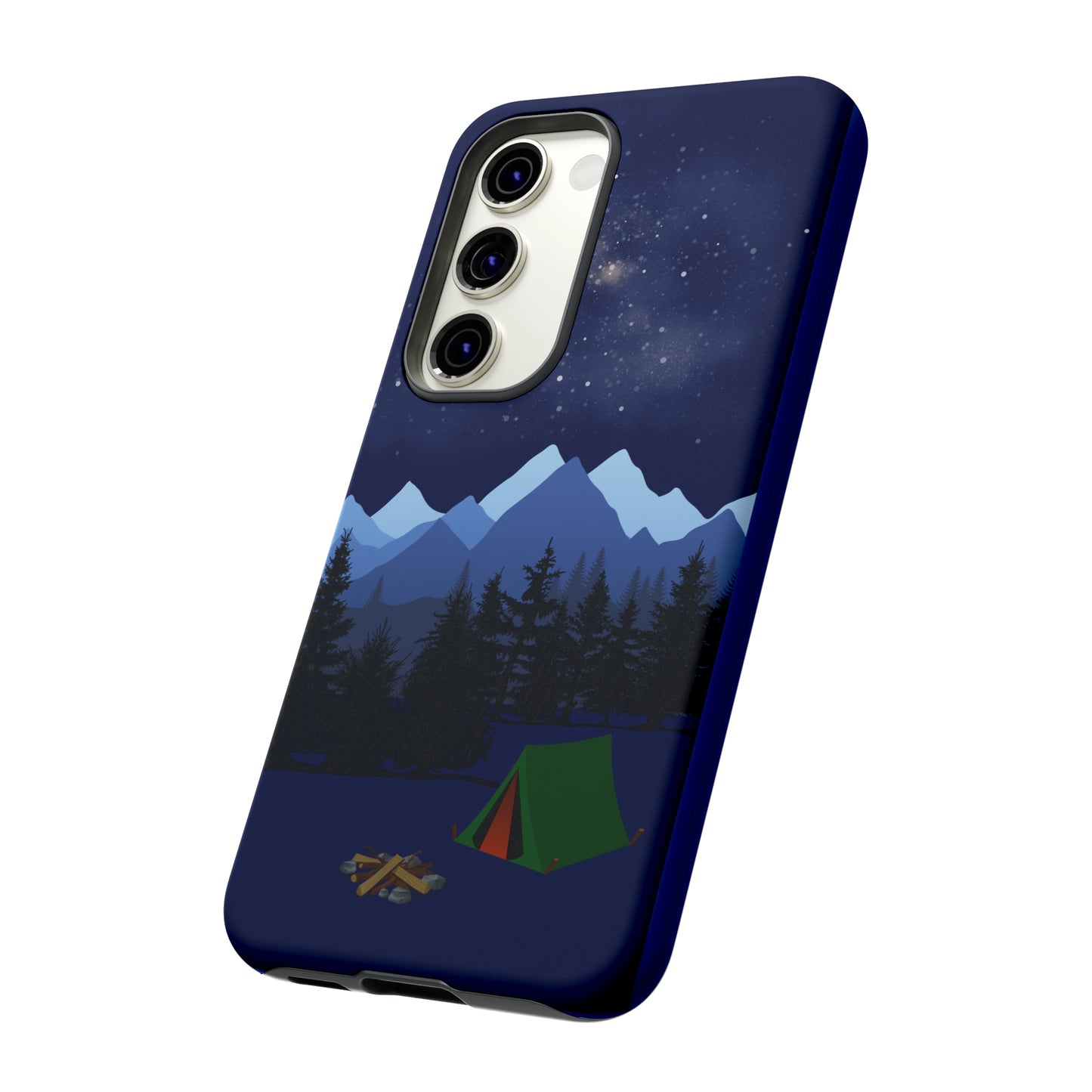 Camping Tent Under the Stars-Tough Android Phone Case