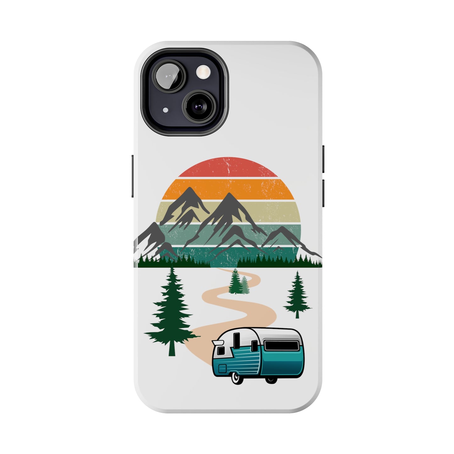 Tough Phone Case-Camper With Mountains