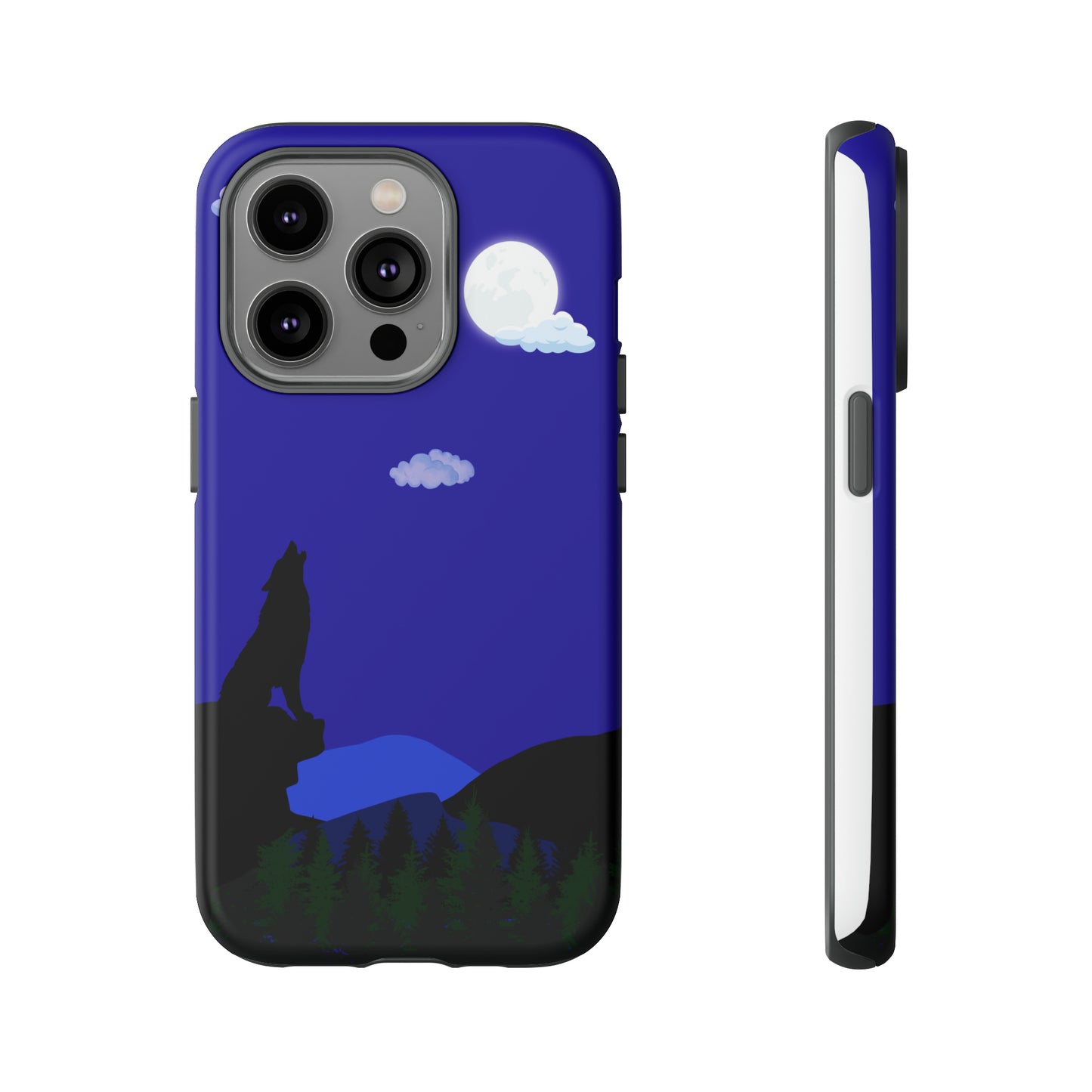 Night Wolf Scene-Tough Case for Iphone