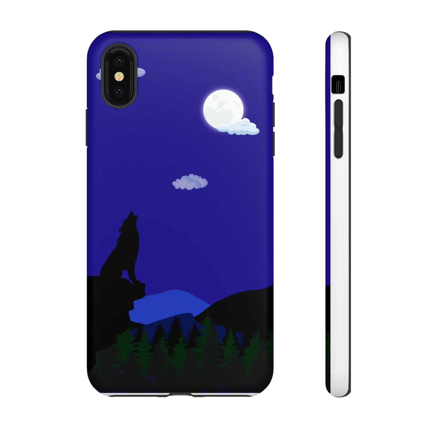 Night Wolf Scene-Tough Case for Iphone