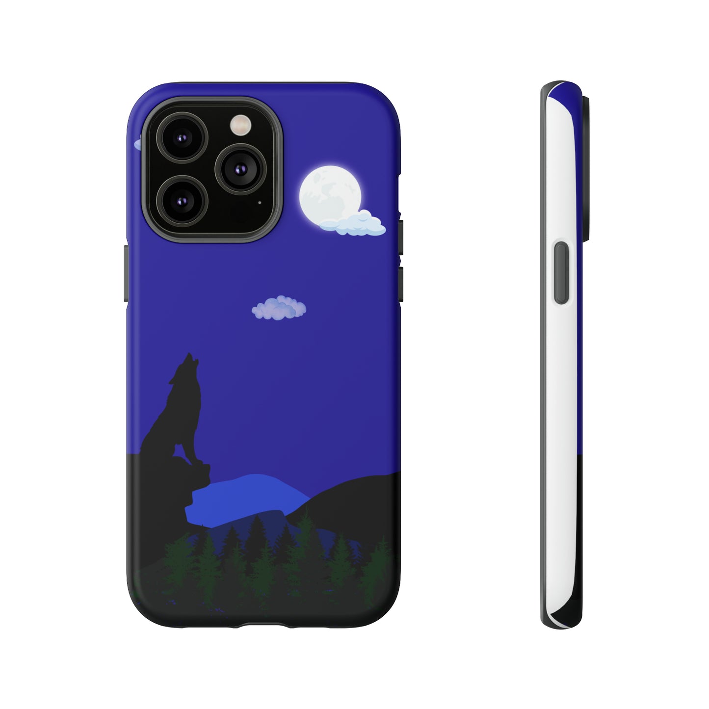 Night Wolf Scene-Tough Case for Iphone