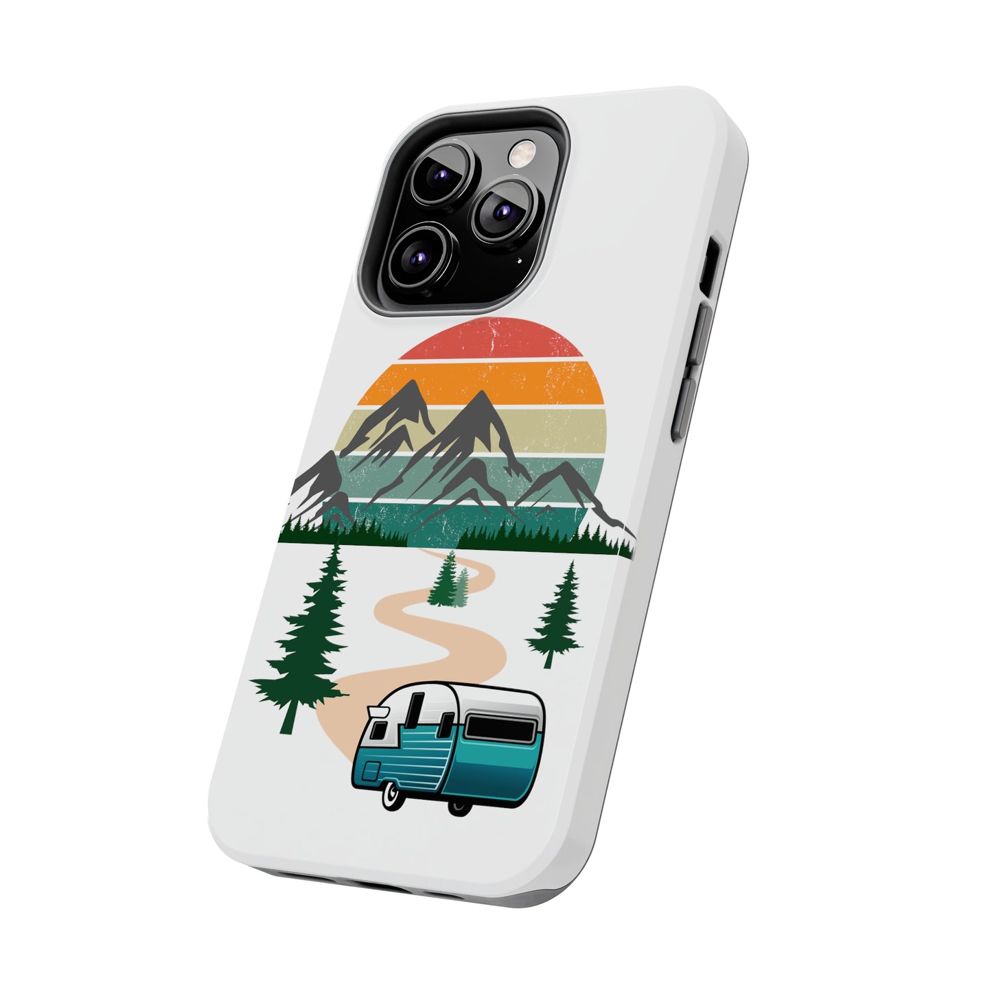 Tough Phone Case-Camper With Mountains