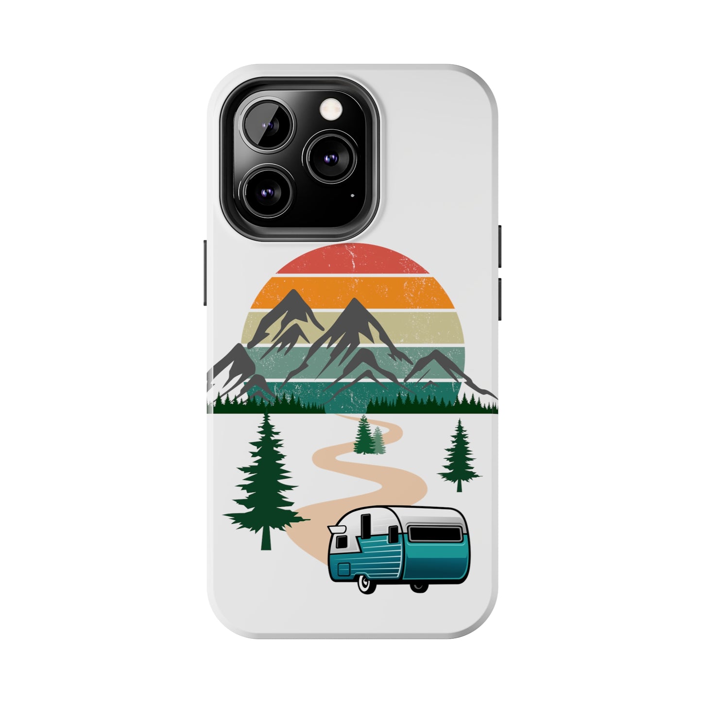 Tough Phone Case-Camper With Mountains