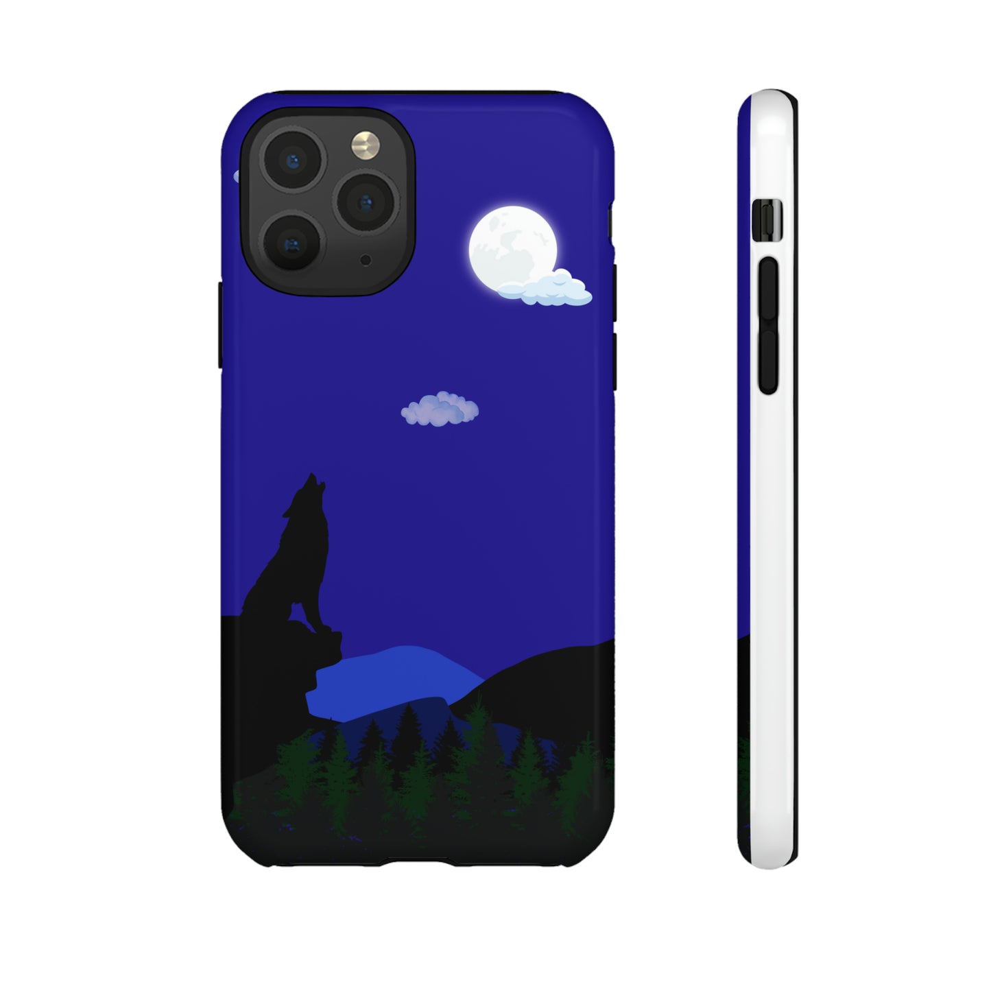 Night Wolf Scene-Tough Case for Iphone