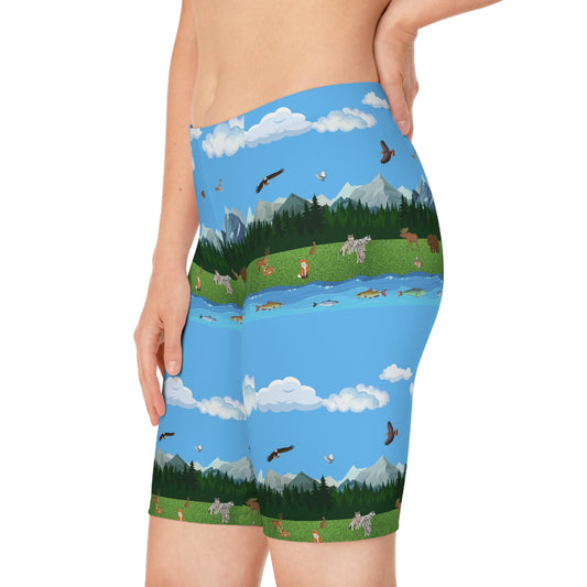 Women's Bike Shorts (AOP)
