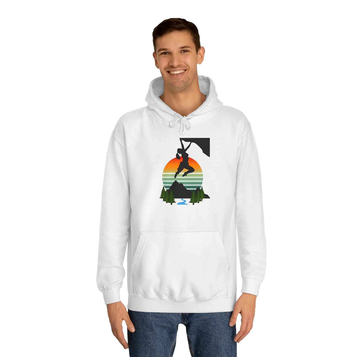 Climber Girl Hoodie-Pink